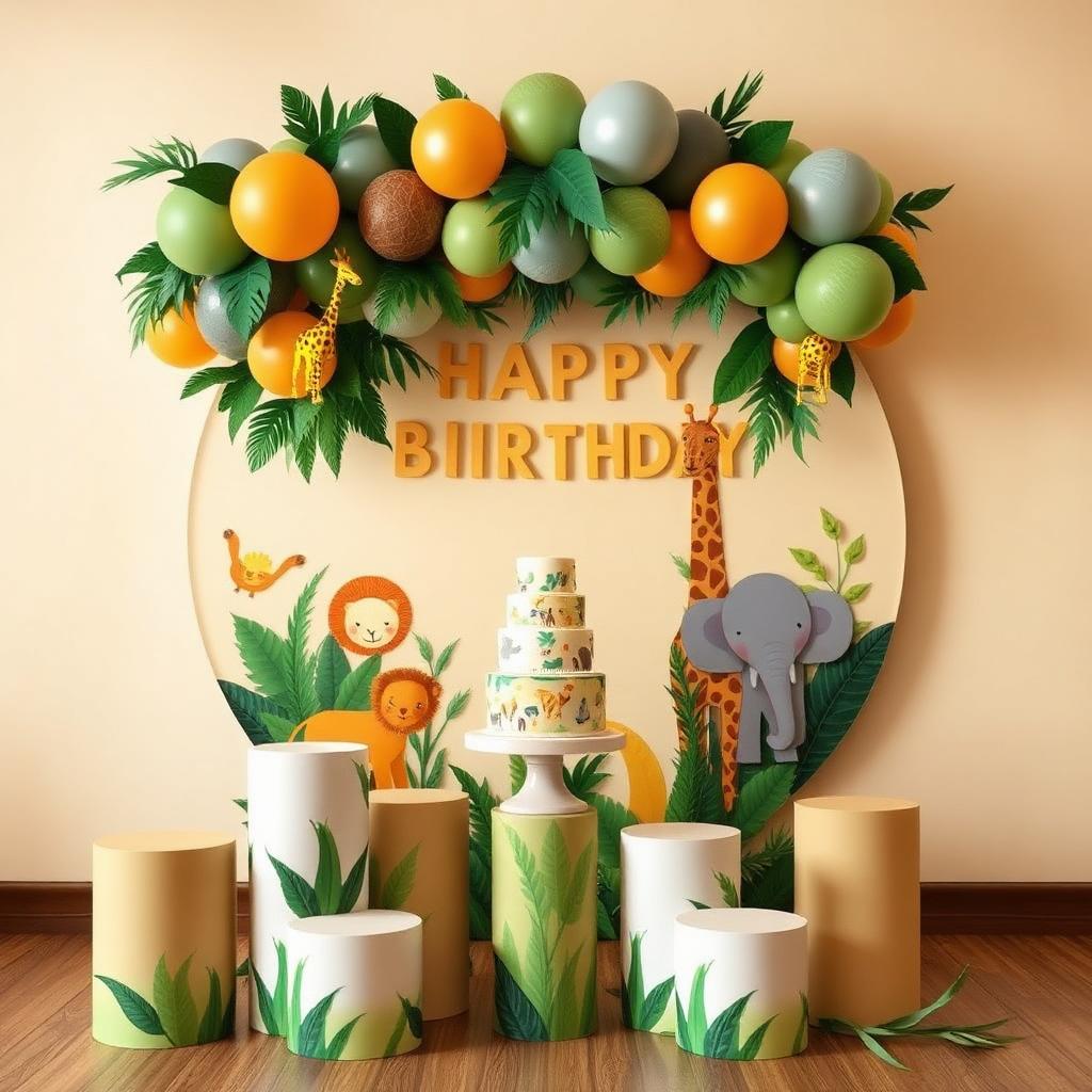 Decoração tema Safari
